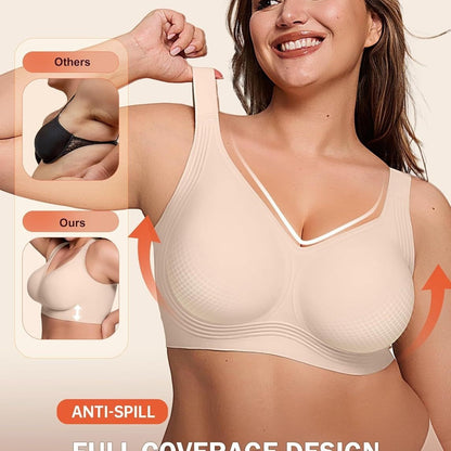 Comfortable Wireless Full Coverage Jelly Smoothing Bra